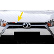 TOYOTA YARIS 大鴉 中網貼 三色貼 外觀改裝配件, 1個