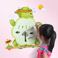 데칼 플레이 보드 아이방 벽 그림판 토끼와거북이 nys+25667kH