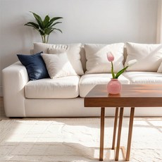 俏皮蜜桃粉鬱金香仿真花禮, 1個