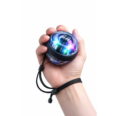2세대 LED 자이로볼 손목운동기구 전완근 강화 스핀볼 자동회전 악력기 근력운동, 1개, LED 2세대