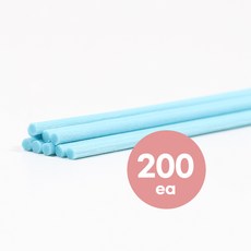 아쿠아블루 3mm 200개 섬유리드 디퓨저 스틱 발향 디퓨져