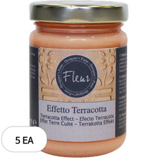 Fleur 테라코타 이펙트 투스카니 레드, 130ml, 5개