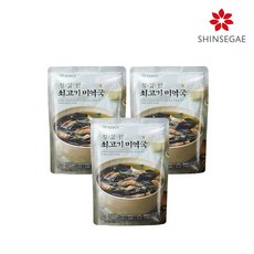 정갈한 쇠고기미역국, 3개, 500g