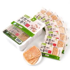 바삭한톨 국내산 100% 백미 포켓 누룽지 330g 개별포장 간편간식, 10개, 33g