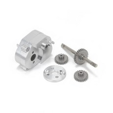 자동차 모델 크롤러 모터 액세서리용 금속 변속기 기어박스, 1개, 4. Slivery with Gear