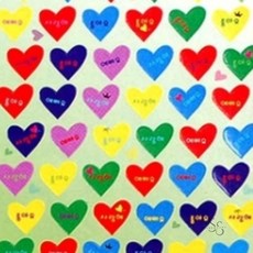 쏨숭 칭찬스티커 하트 다꾸스티커