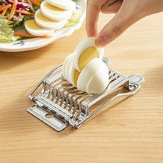 트랜드 일본 계란 슬라이서 에그 커터 삶은 달걀 자르기, 1개
