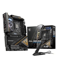 미국출고 평점4.5+ 158059 MSI MEG Z890 ACE 게이밍 마더보드 (코어 울트라 시리즈 2 인텔 프로세서 LGA 1851 DDR5 PCIe 5.0 M.2, 미국출고 평점4.5+ 158059 MSI MEG Z89