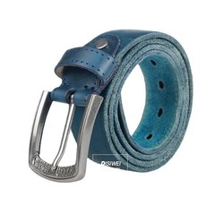 全頭層牛皮男士腰帶 個性合金針釦潮流寬皮帶