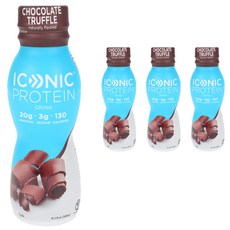 Iconic Protein 無麩質蛋白飲 巧克力松露風味, 4個, 340毫升