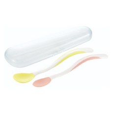 Richell 利其爾 TLI 柔軟離乳食湯匙套裝, 1個