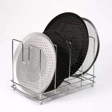 스크린 랙 피자팬 매장 나폴리 트레이 식힘판 업소용 건조대, A. 수평 플레이트 37x22x25cm, 1개