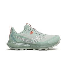 Saucony Peregrine 15 女 越野鞋 戶外 登山 抓地力 透氣 綠