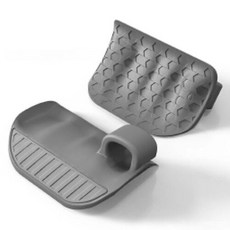 헬스 실리콘 그립 패드 손바닥 보호, 1세트, 그레이