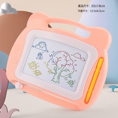 DFMEI 兒童畫畫板磁性彩色寫字板 寶寶1-3歲小黑板家用塗鴉板早教玩具, 1個