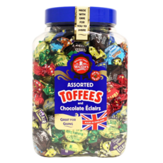워커스 토피 초콜릿 어소트먼트 1.25kg 대용량 영국 간식 캔디, 1개