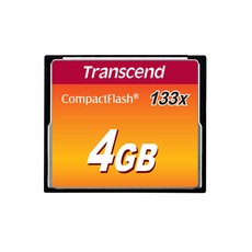 트랜센드 정품 CF카드 133배속 저장용량, 4GB, 1개
