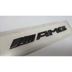 圓夢工廠 賓士 15-18 W205 C300 C450 C63 C43 AMG葉子板改裝字貼 13mm 極炫黑, 1個