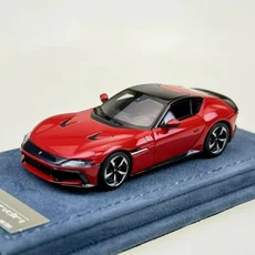 자디 1:64 페라리 12기통 리미티드 레진 모델 (3D 프린팅 휠 및 카본 파이버 디테일 포함) 수집가를 위한, 03 Red