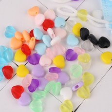 GB가빈몰 마스크 끈 조절 줄이기 스트랩 만들기 하트 스토퍼10p 끈고정 마스크후크 마스크고리