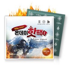 온데이 핫팩 포켓형 국산 대용량 160G, 1개