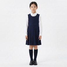 지디오 주니어 여아 원피스 플리츠 민소매 드레스 나시 주름 치마 봄 여름 초등학생 등교룩