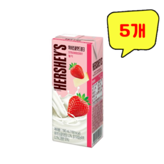 매일 허쉬 초콜릿 드링크 딸기 우유, 190ml, 5개