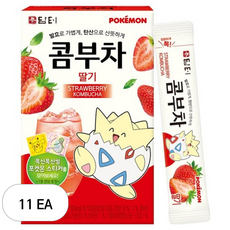 담터 포켓몬 콤부차 딸기, 5g, 10개입, 11개