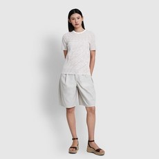 JAJU 여 슬럽 반팔 티셔츠 J116201081072 669894