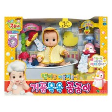 영실업 콩순이 거품목욕 콩콩이 소꿉놀이, 혼합색상, 5개