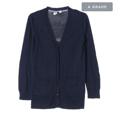 빈티지 GAP KIDS 갭 키즈 헤리티지 코튼 클래식 브이넥 니트 가디건 어린이-140사이즈