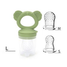 台灣FDA 贈3個網袋 咬咬樂 果汁咬咬樂 蔬果咬咬樂 副食品餐具, 無尾熊橄欖