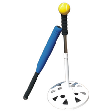 河馬班 兒童學習教育玩具 樂樂棒/軟式棒球打擊遊戲組(訓練級)兒童棒球玩具, 樂樂棒(訓練級), 藍色, 1個