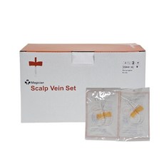 매지션 나비침 25G Scalp Vein Set 100개입 멸균 채혈세트, 1박스