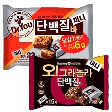 오그래놀라단백질바192g+단백질바미니324g, 1세트, 516g