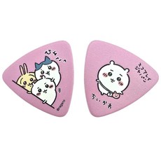 치이카와 일렉기타 피크 4종 / 캐릭터 기타 악세사리 / 귀여운 치이카와 굿즈, 1개
