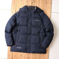 루미빈 겨울 남성 따뜻한 방한 방풍 후드 아웃도어 면자켓 경량 숏패딩