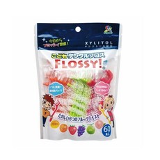 FLOSSY! 兒童含氟牙線*30入, 1個, 30個裝, 78mm