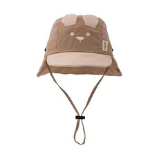 블랙체리 아동용 곰돌이 매쉬 플랩캡