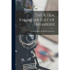 (영문도서) The R.I.B.a. Kalendar [List of Members] Paperback, Legare Street Press