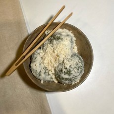 쑥떡 동쑥이 춘천 명물 찹쌀떡 대왕쑥굴레떡 건강식 식사대용 아침대용, 100g, 10개