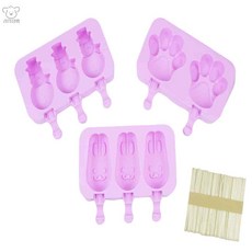 리3치점빵 사용이 간편한 실리콘 아이스크림틀 캔들몰드 아기아이스크림틀, 눈사람