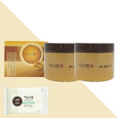 다나한 황토 클렌징 크림 280ml 2개(+하늘선물 물티슈 10매), 2개