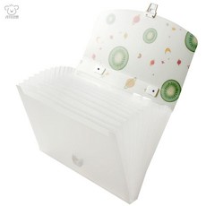 리치점빵 버클형 인덱스 파일백 3p세트(키위) 도큐먼트 문서