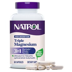 NATROL 納妥 三倍Magnesium膠囊, 1個, 60錠