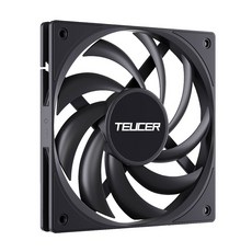 TEUCER ARGB CPU 케이스 120MM 저소음 동기화 디자인 조명 2400RPM, Black, 1PCSFan, ASSHOW
