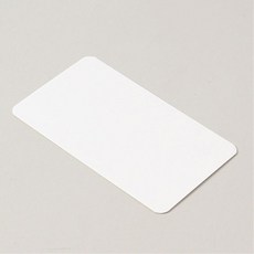 흰종이 드로잉 무지카드 5.5x9 100매 손글씨 수채그림, 10팩, 화이트