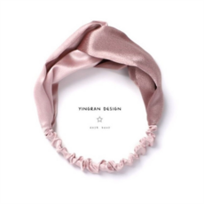 BUHUAN 撞色髮飾 髮箍，適用於洗臉、敷面膜，束髮造型, 粉交紫【1條】2025新款洗漱發帶