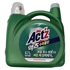 Act'z Super Clean液體洗衣精 正品, 5.7L, 1瓶