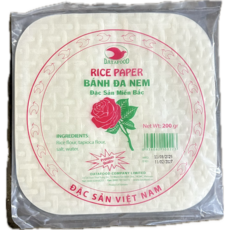 장미표 라이스페이퍼 사각 반다넴(22cm) 200g 짜조 datafood, 2개